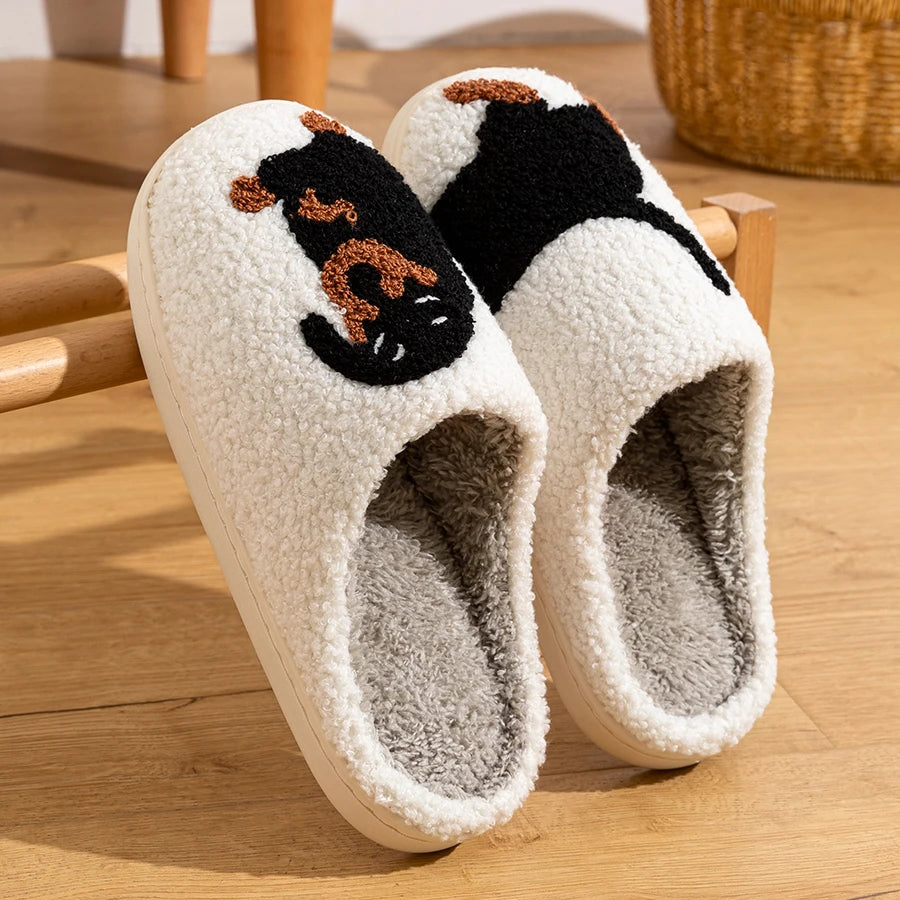 Pantuflas Calentitas de Casa con Diseño de Perro