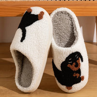 Pantuflas Calentitas de Casa con Diseño de Perro